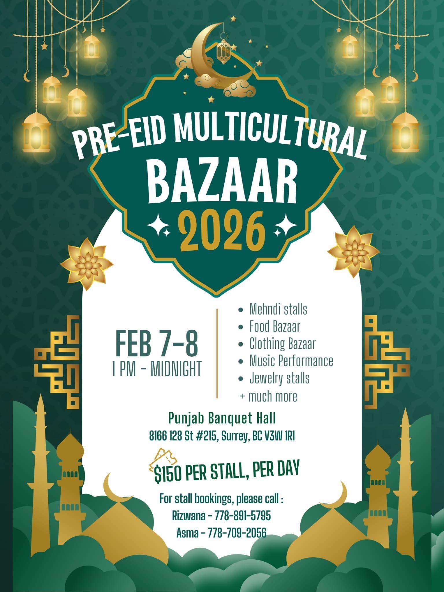 Pre-Eid Multicultural Bazaar 2026